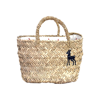 Ines de la Fressange panier peint par maud fourier