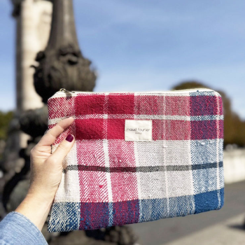 13'' laptop sleeve recycled fabric maud fourier