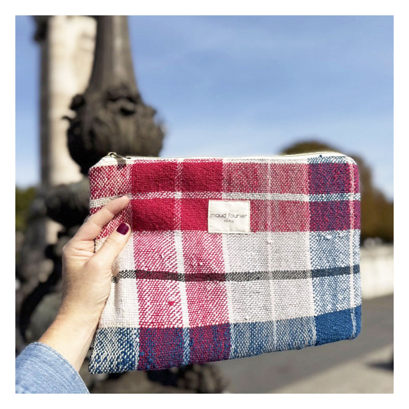 13'' laptop sleeve recycled fabric maud fourier