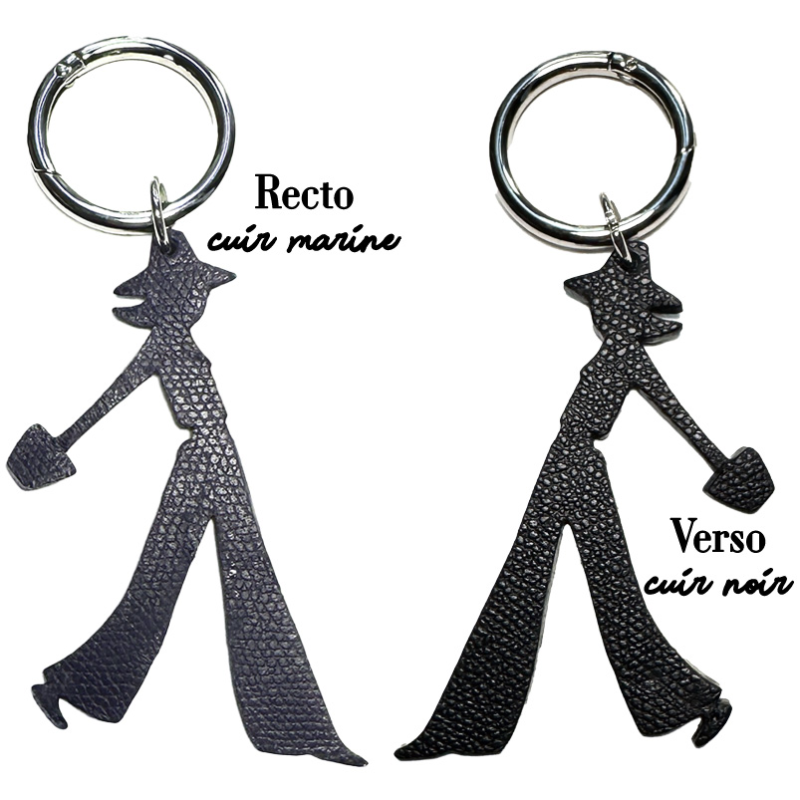 Recto/verso Joséphine double face – cuir de veau, fabrication parisienne