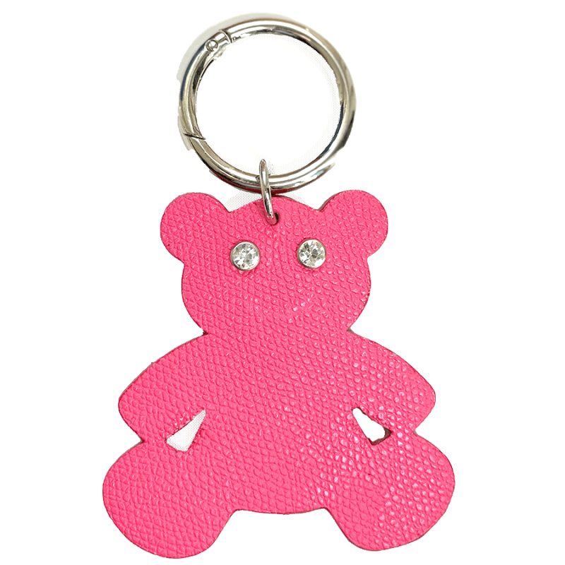 Bear Crystal Eyes charm – rhinestone eyes, handmade in Paris