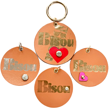 Bisou Leather Bag charm