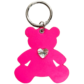 Pink upcycled Bear Bag...