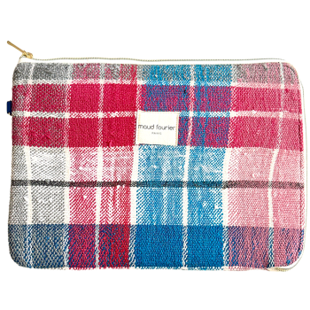 13'' laptop sleeve recycled fabric maud fourier