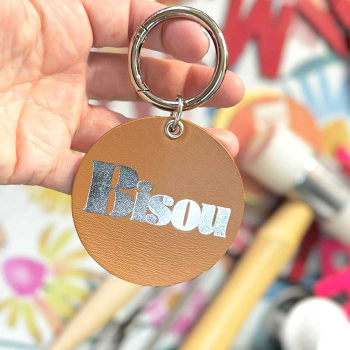 Bisou Leather Bag charm