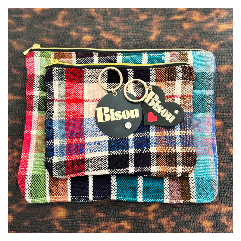 porte clé paris mon amour cuir doré finition premium