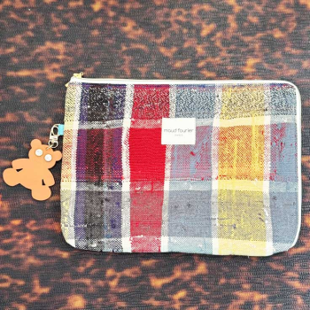 bijou de sac nounours Strass en cuir upcyclé fait main à Paris