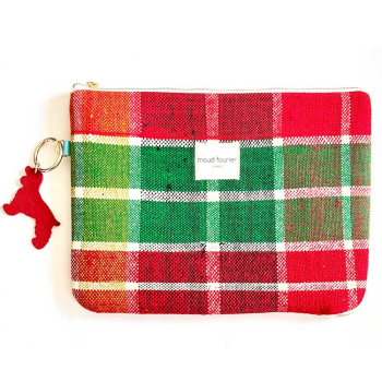 Petit chien - Bijou de sac en cuir