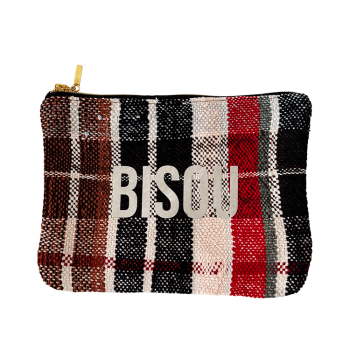 multicolore Make up pouch handmade in france