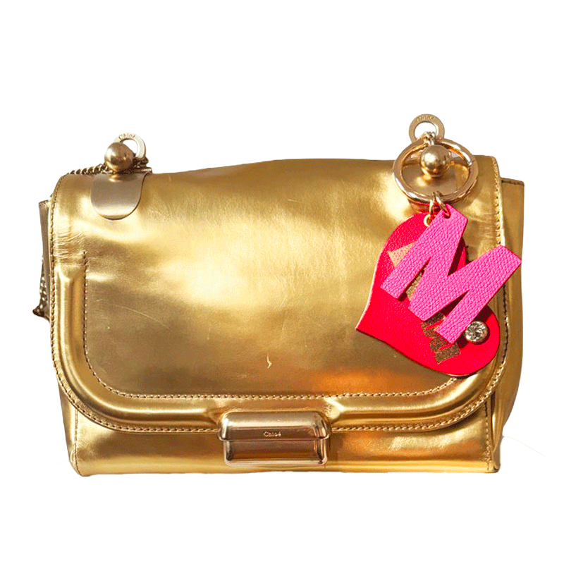 Porte-clé en cuir upcyclé Made in France, finition premium