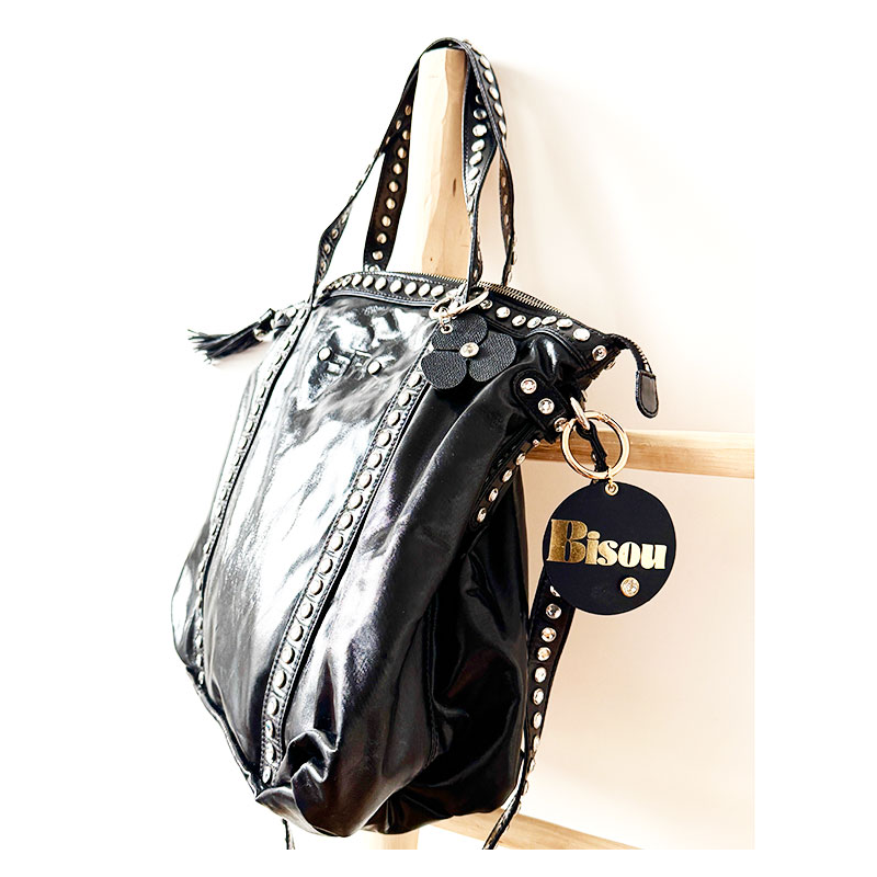 bijou de sac paris mon amour cuir doré teinture tranche