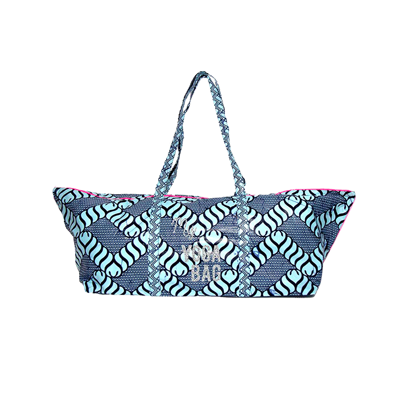 Light blue yoga mat bag