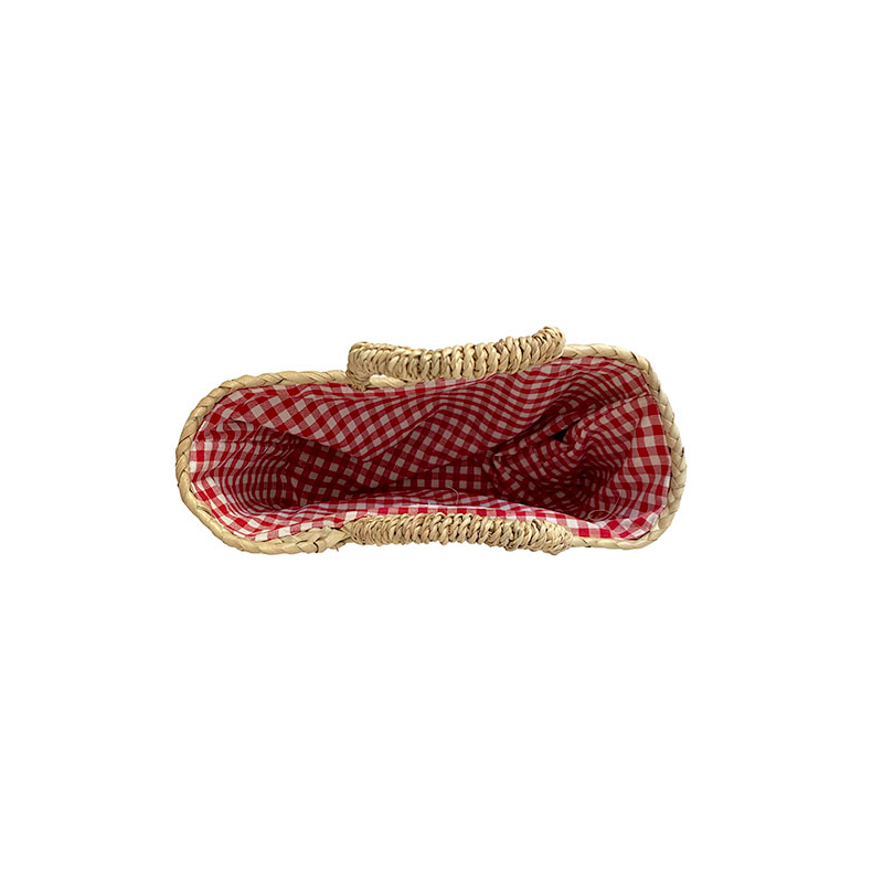 Mini Basket pink Ines de la Fressange lining