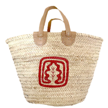 Panier marché peint main – Ines de la Fressange Paris