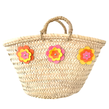 Flower Power Basket 3 Flowers – Mini Basket