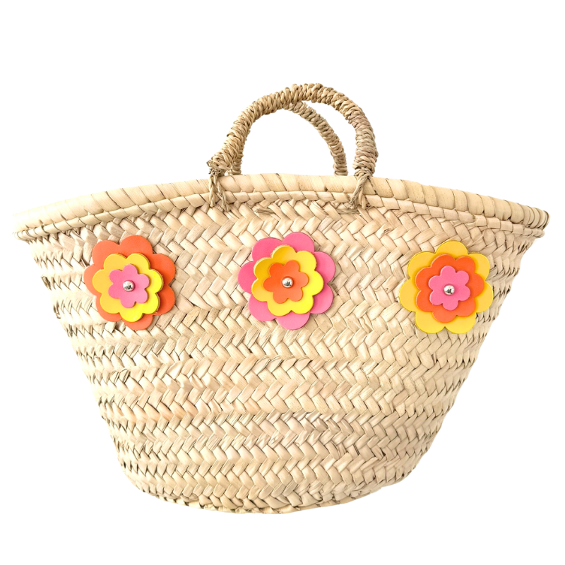 Flower Power Basket 3 Flowers – Mini Basket