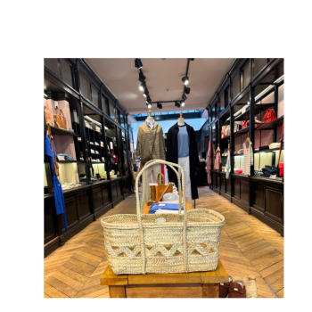 Maxi Straw Basket for Ines de la Fressange