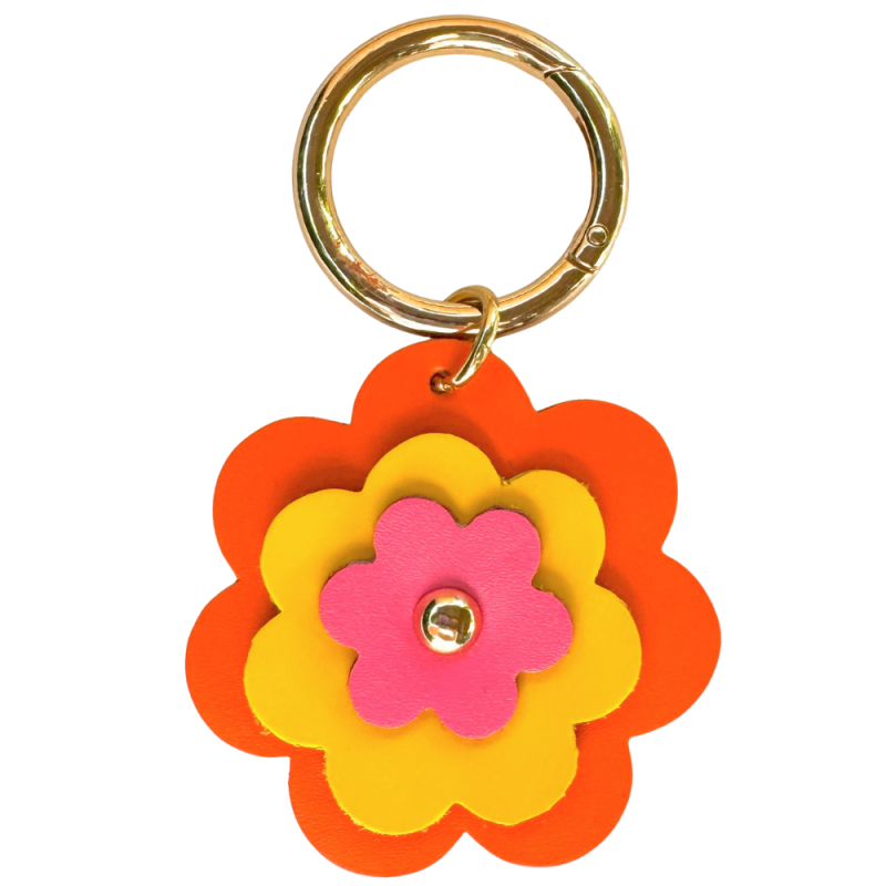Maud Fourier Paris flower charm with metal ring