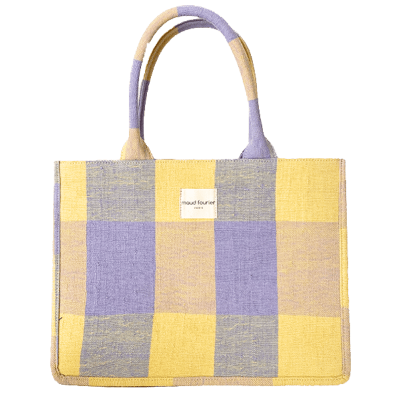 Bohemian fabric shopper bag