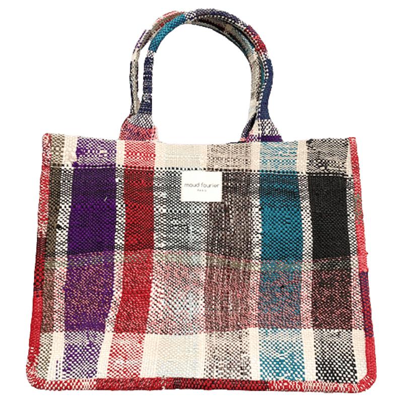 Sac cabas en plaid berbère