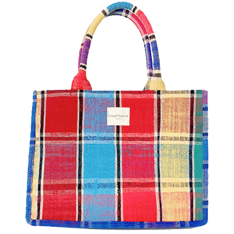 Bohemian Berber textile tote bag