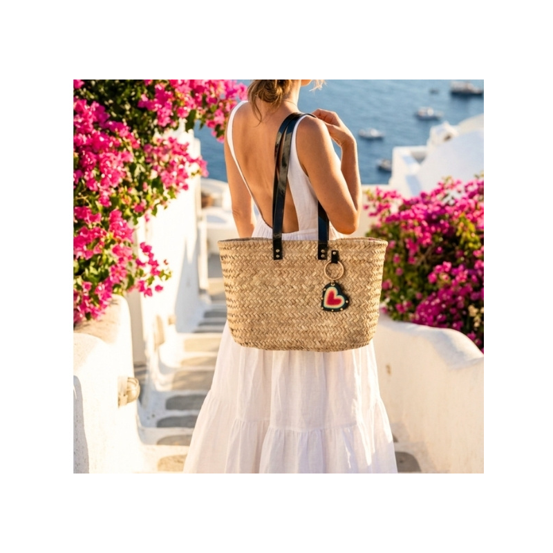 straw Basket Sacred Heart