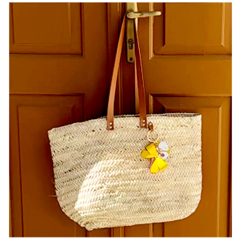 porte cle bijou de sac noeud cuir maud fourier