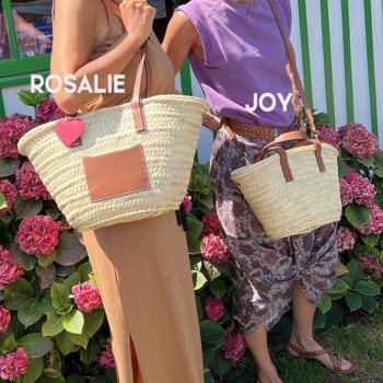 Mini crossbody straw basket by Maud Fourier Paris