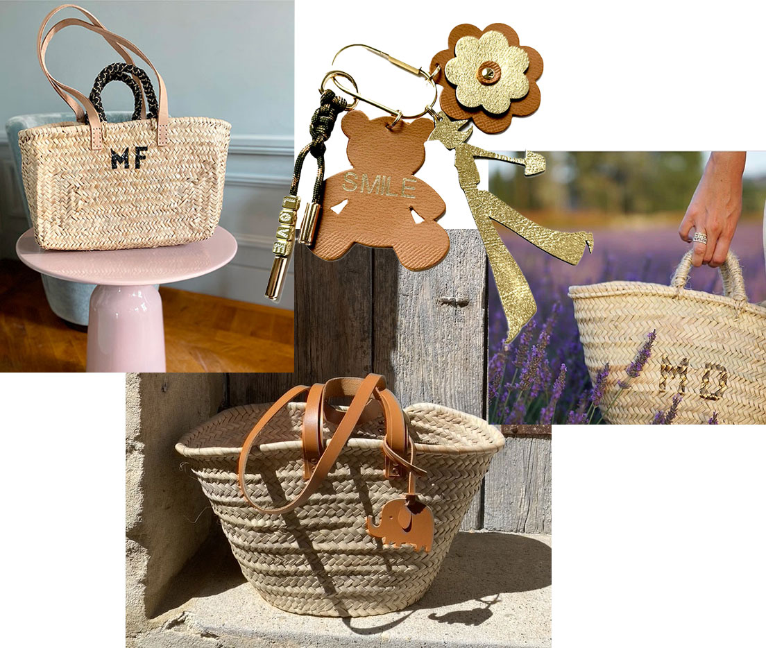 Handmade baskets and accessories Maud Fourier Paris