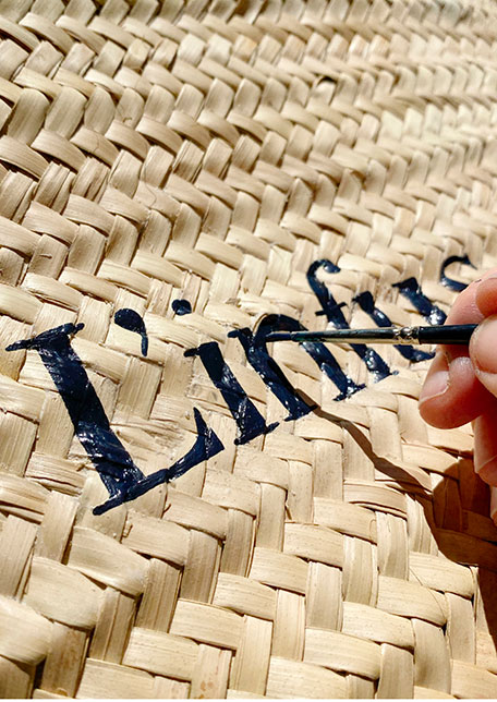 Paris workshop Maud Fourier, basket customization